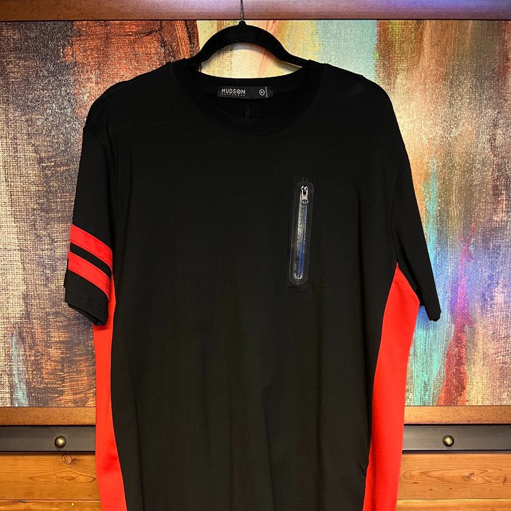Hudson Zipper Pocket Shirt SZ XL